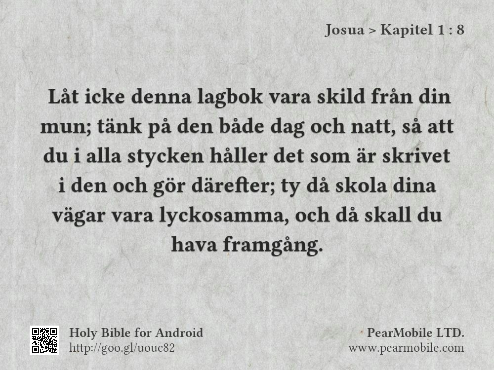 Josua, Kapitel 1:8
